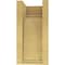 Ekena Millwork 8"W x 8"D x 16"H Wide Warren Rough Cedar Woodgrain TimberThane Corbel, Primed Tan CORUR08X08X16WARRCPR - alternate 3